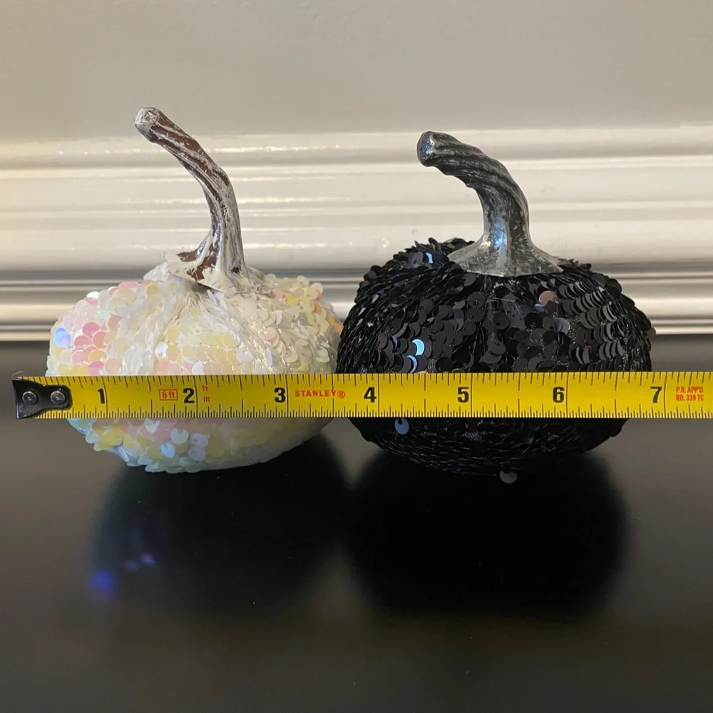 5 for $20: Target small sequin pumpkins
